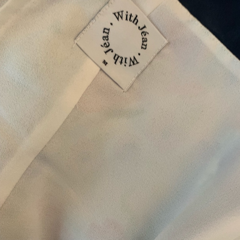 With Jean Floral Top